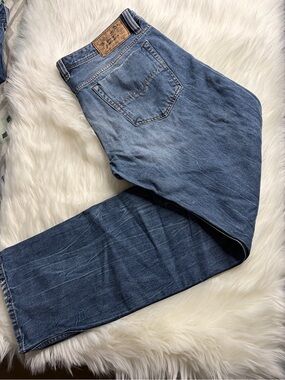 Men's Diesel Industry Semi Distressed Viker Regular Straight Jeans Size 34 x 32